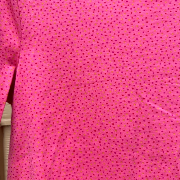 Gudrun Sjöden Organic Cotton Tee - Pink Dot Print - Size M - Picture 4 of 6